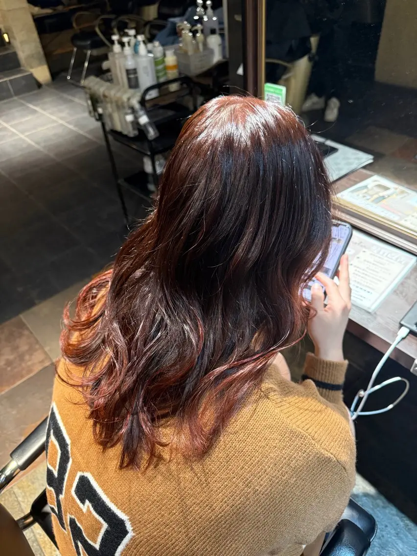 ロング カラー ヘアカラー ❤️Lee東三国❤️ ROSAのヘアスタイル