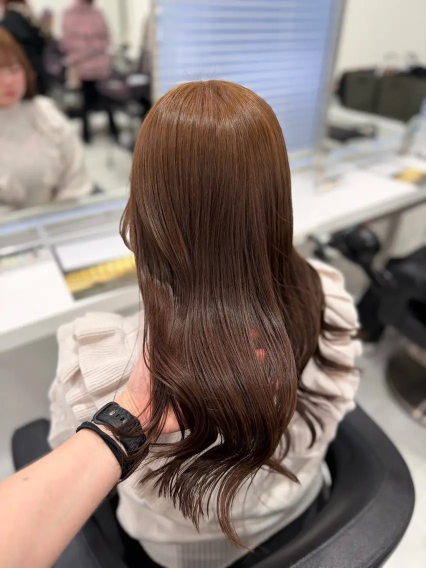 カラー ヘアカラー トリートメント 透明感カラー🎀艶髪 Anju/渋谷🎀のヘアスタイル
