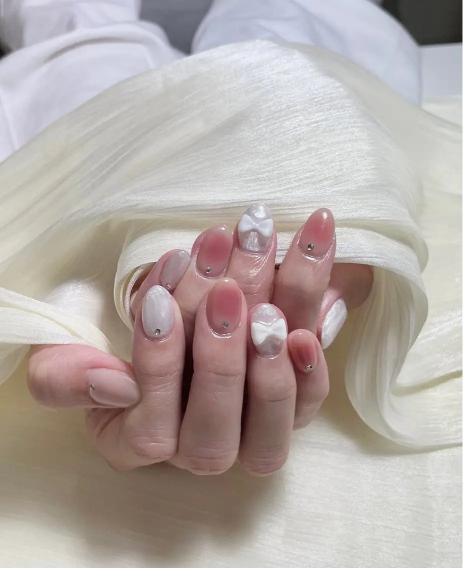 ネイル ハンドネイル ハンドケア 🍑 momo_nailのネイルデザイン