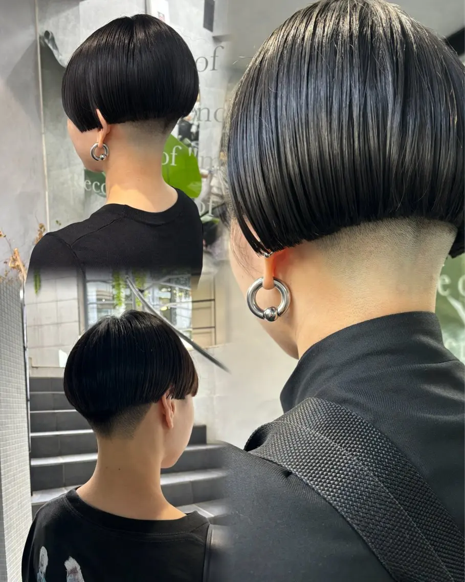 ショート カット ボブ×レイヤーカット 透明感カラー/Fuuのヘアスタイル