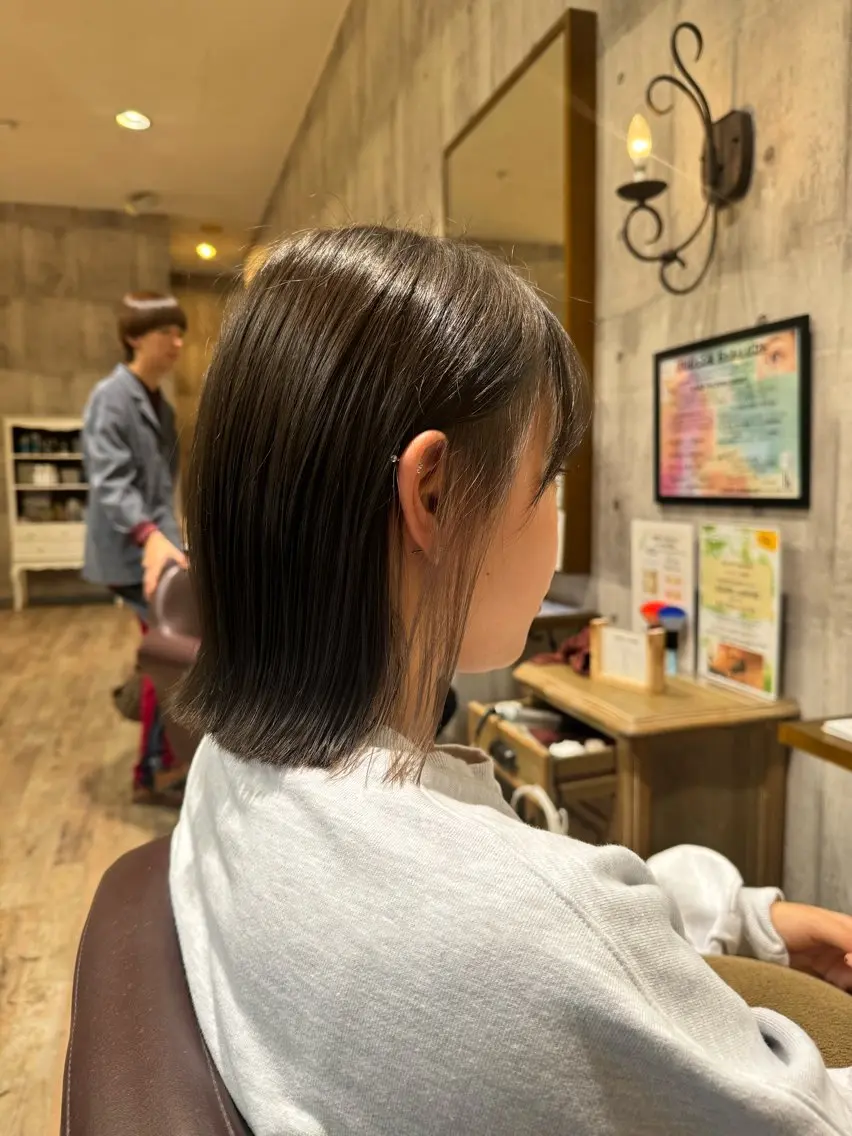 ミディアム ヘアカラー yuimarl切田 はじめ✨のヘアスタイル