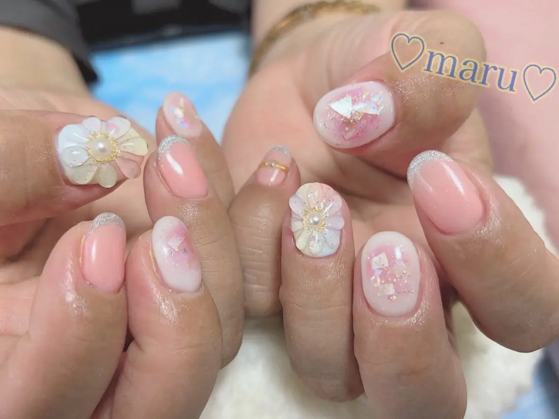 ネイル ハンドネイル フットネイル まるみ♡7/1〜値上 げ致します(>_<)のその他イメージ