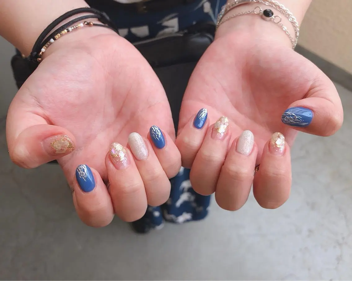 ネイル ハンドネイル saki_ nail heronのネイルデザイン