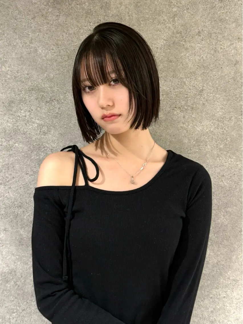 ショート カット りんと/天神/カット モデル募集/艶カラーのヘアスタイル