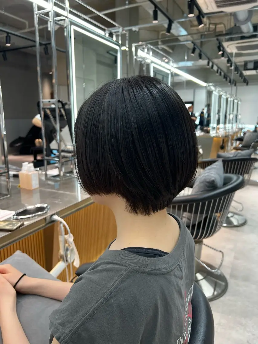 ショート カラー ヘアアレンジ ハンサムショート ショートヘア 似合わせカラー× ウルフカット/ホマレのヘアスタイル