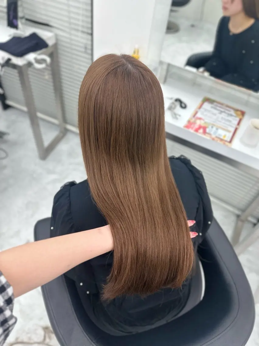 ロング カラー ヘアカラー ヘッドスパ ヘアセット 似合わせstyle ❤︎misaki❤︎のヘアスタイル
