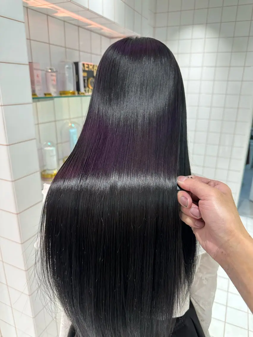 ロング カット 縮毛矯正 トリートメント ✨縮毛矯正✨レイヤー ホウダカズヒロのヘアスタイル