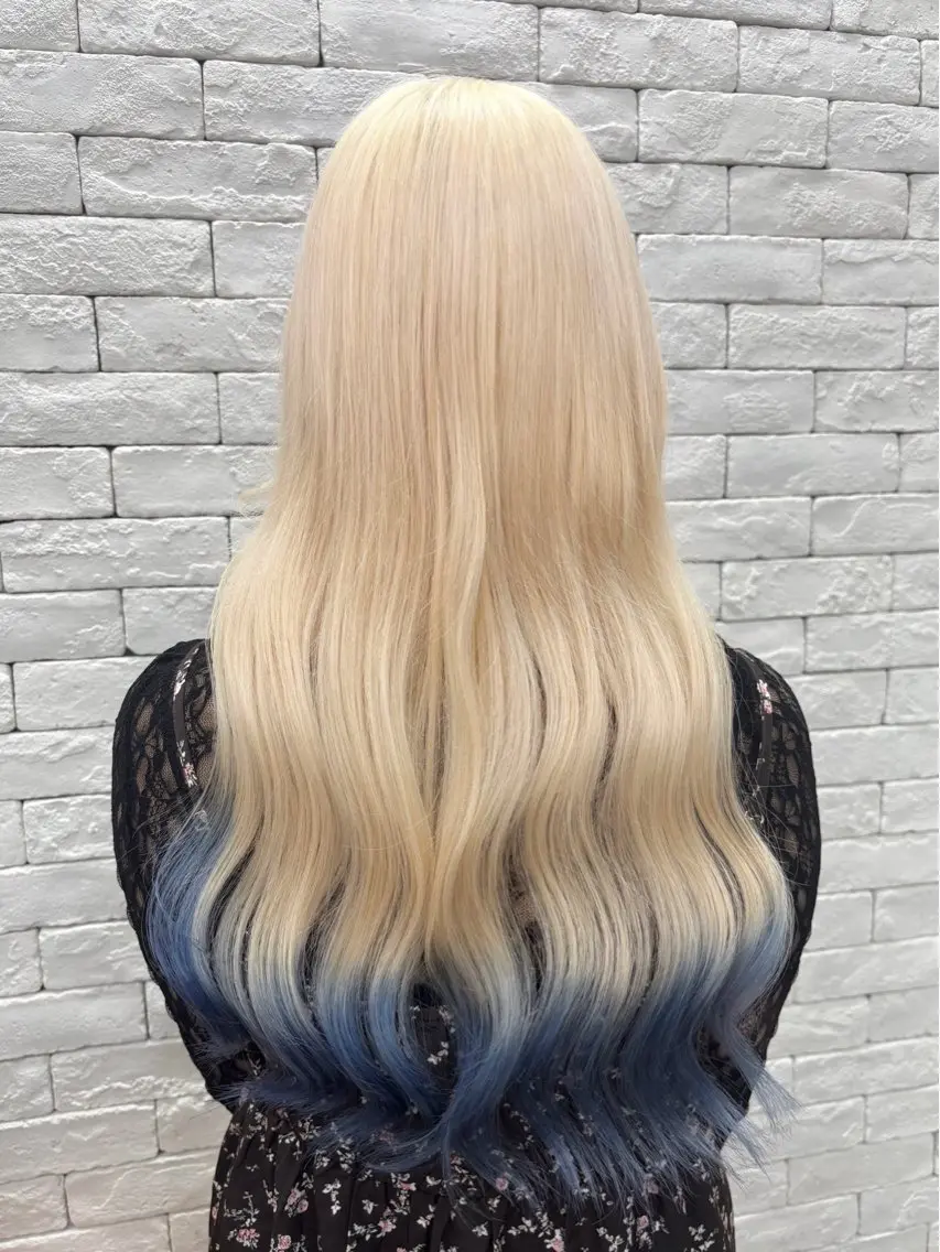 ロング ブリーチ透明感カラー 🍀mizuki🍀のヘアスタイル