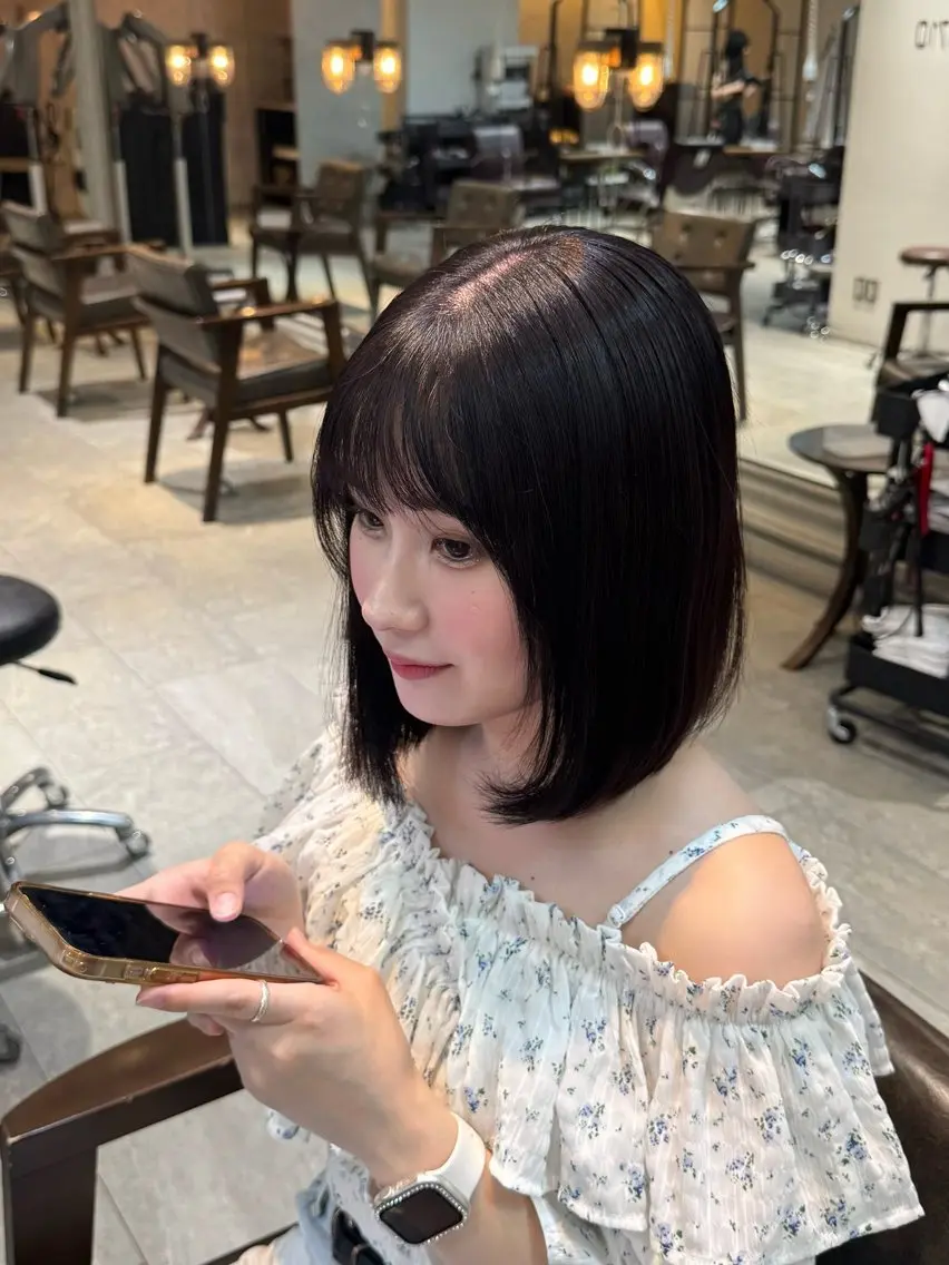 ロング カラー ヘアカラー 🤍渋谷/透明感 艶カラーみほ🎀໒꒱のヘアスタイル