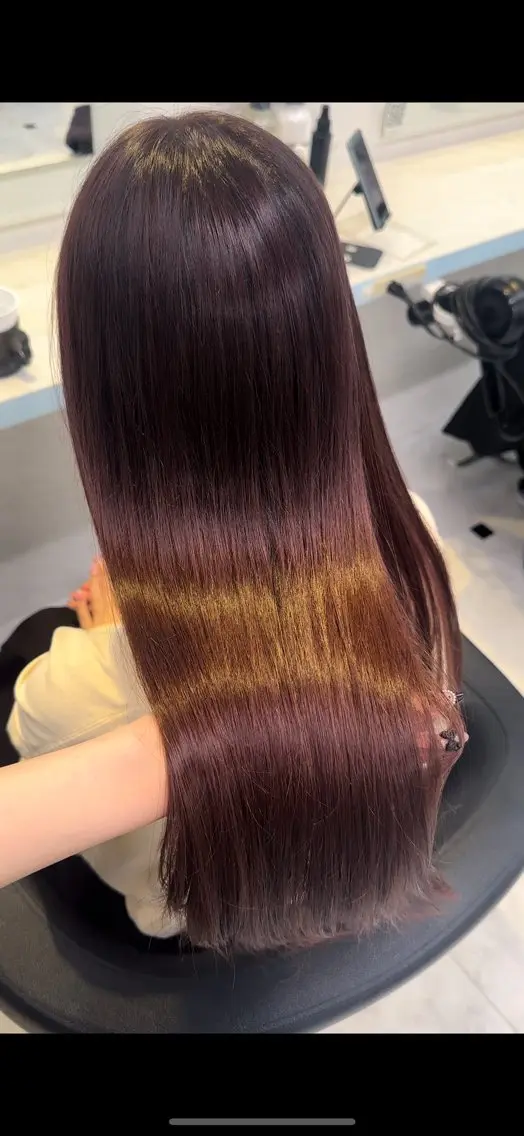 ロング カラー ♥️暖色カラ ー♥️由夏のヘアスタイル