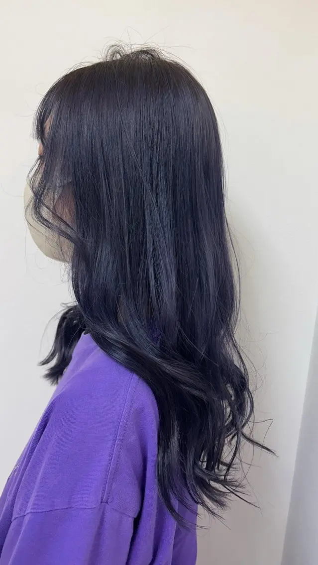 セミロング カラー ブリーチ ✂韓国レイヤー 🦋みやび🪽のヘアスタイル