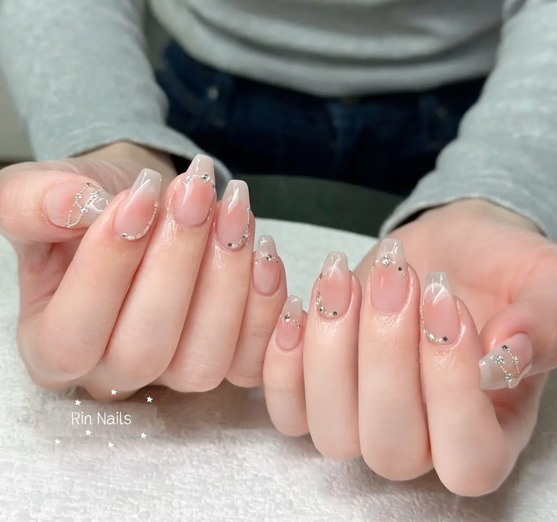ネイル ハンドネイル RIN NAILS ᥫ᭡Migusaのネイルデザイン