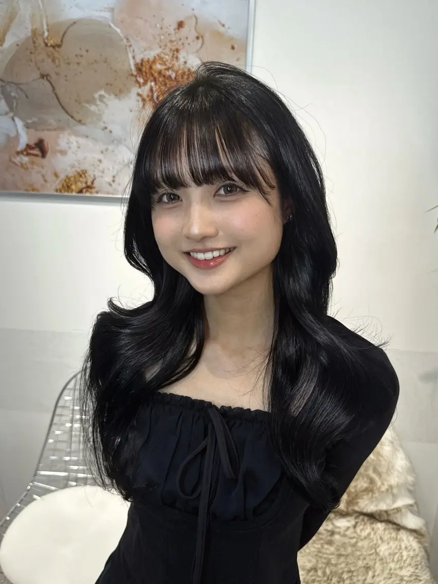 ロング ヘアカラー トリートメント 🫧うるツヤカラー/ cocono🫧のヘアスタイル