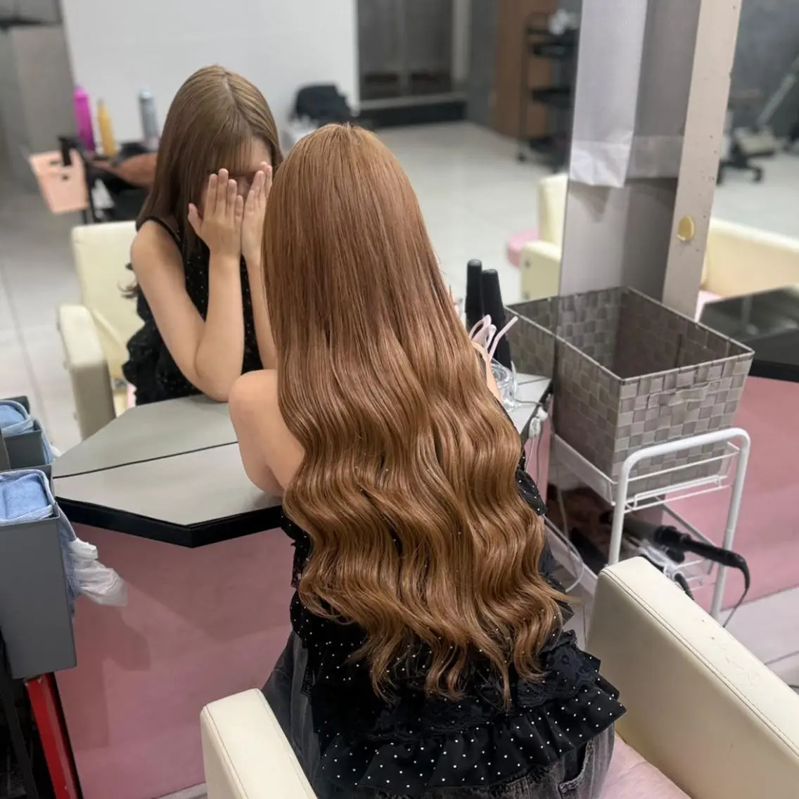 ロング シールエクステ エクステ ヨシンモリ ロング season ゆみのヘアスタイル