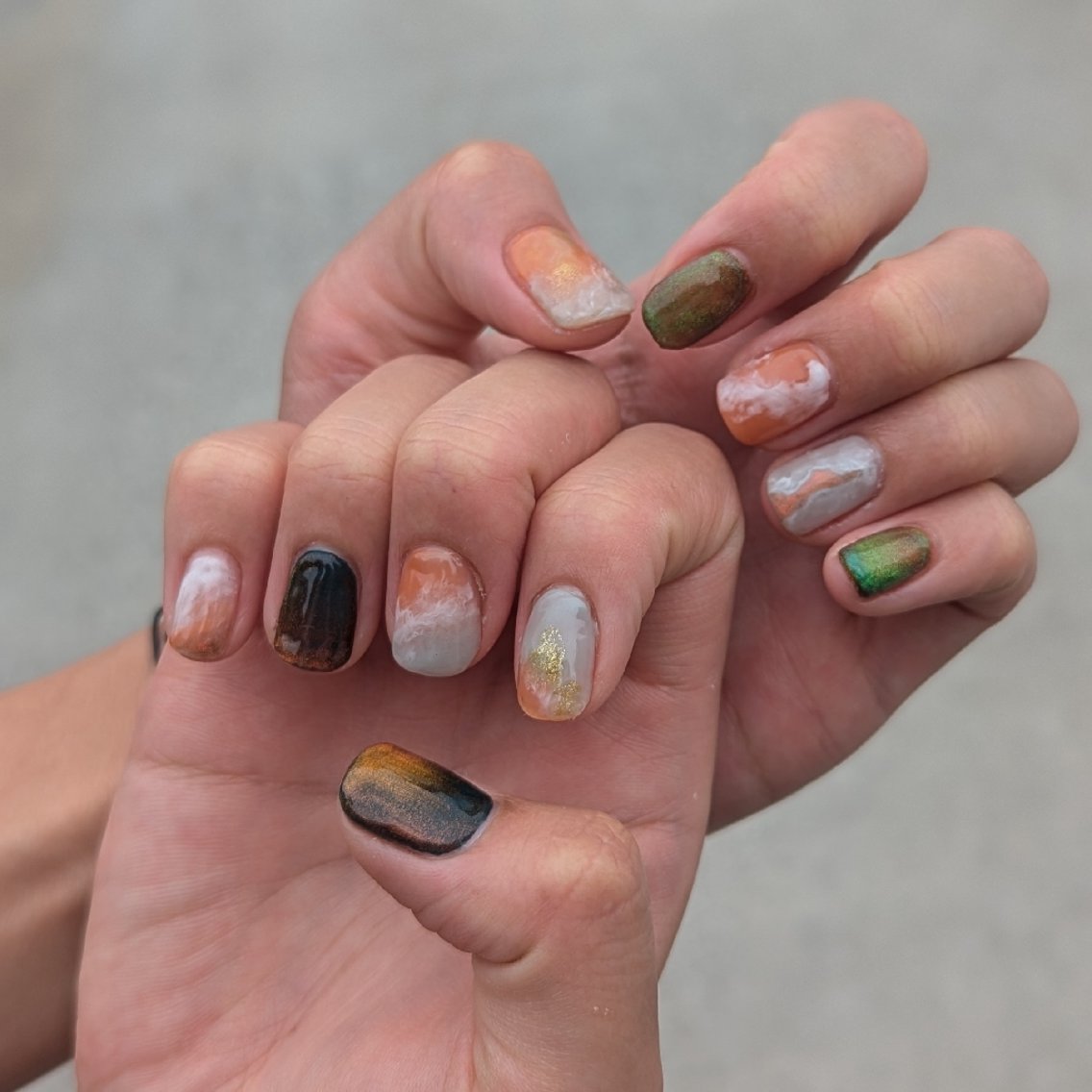 ネイル ハンドネイル 推しネイル | 　aycnailのネイルデザイン
