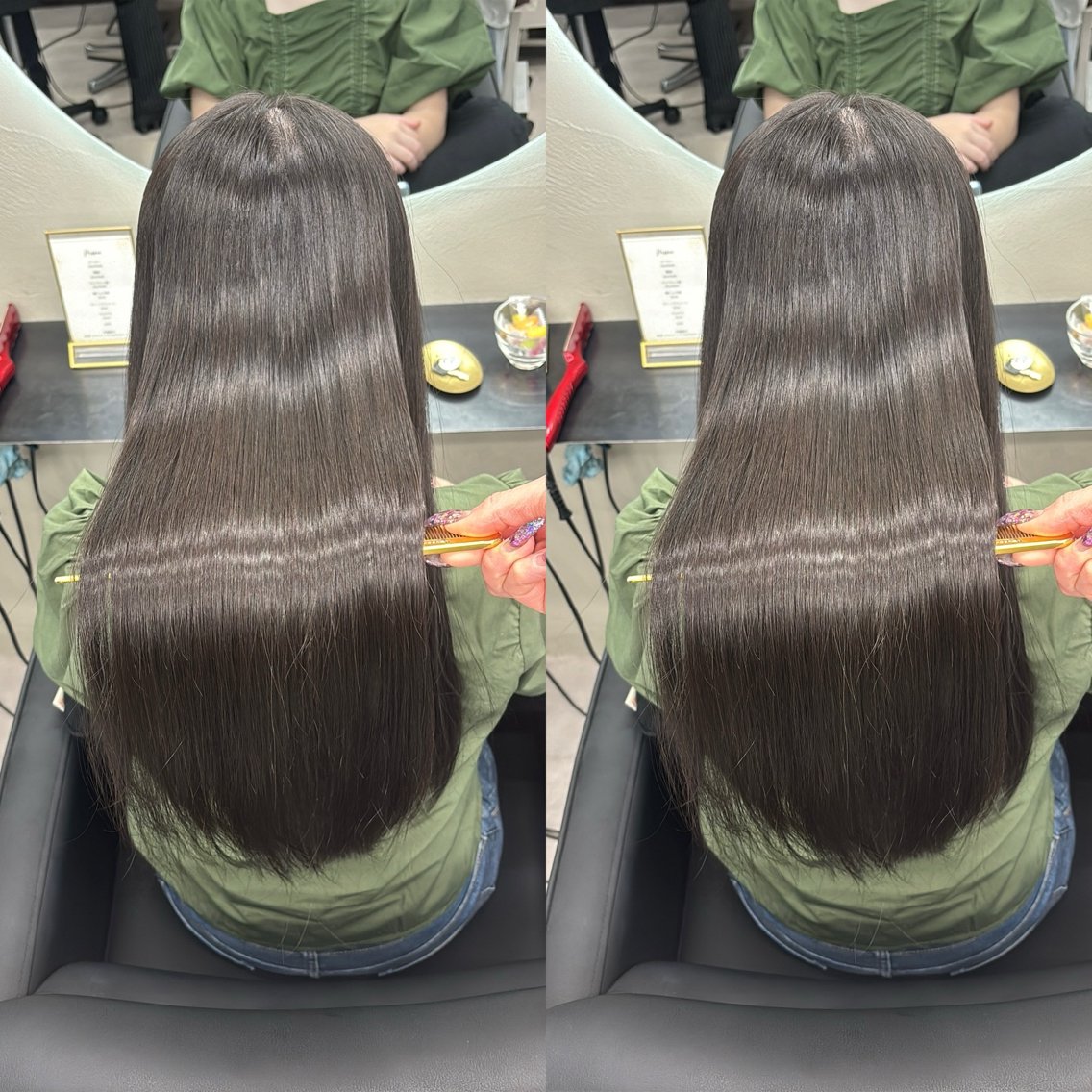 ロング カット ヘアカラー トリートメント ヘッドスパ 今話題の艶髪矯正 美艶カラー/FUKAのヘアスタイル