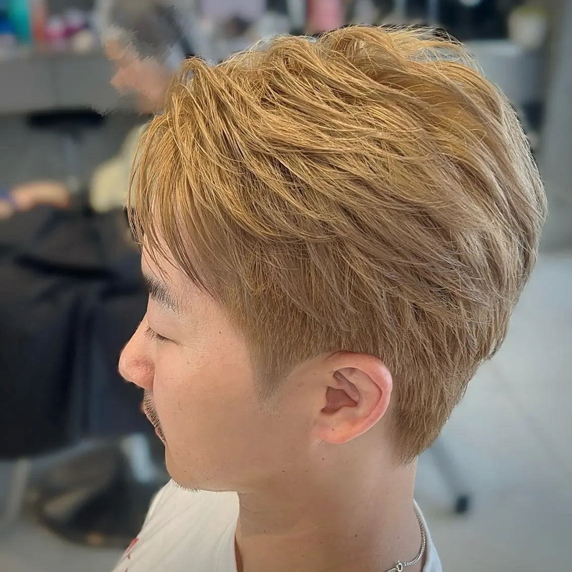 メンズ メンズブリーチ ヘアカラー ❤️🔥Ai/メン ズカット❤️🔥のヘアスタイル