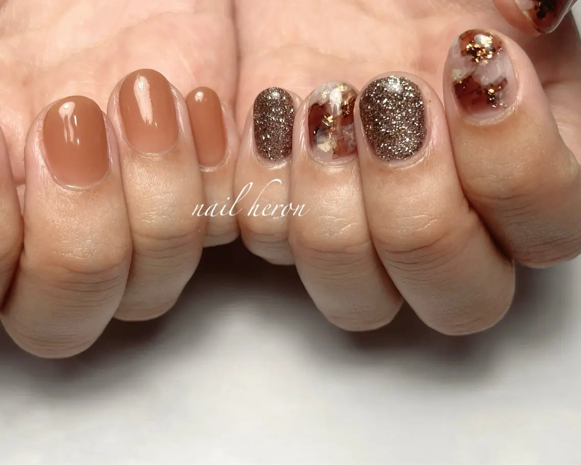 ネイル ハンドネイル saki_ nail heronのネイルデザイン
