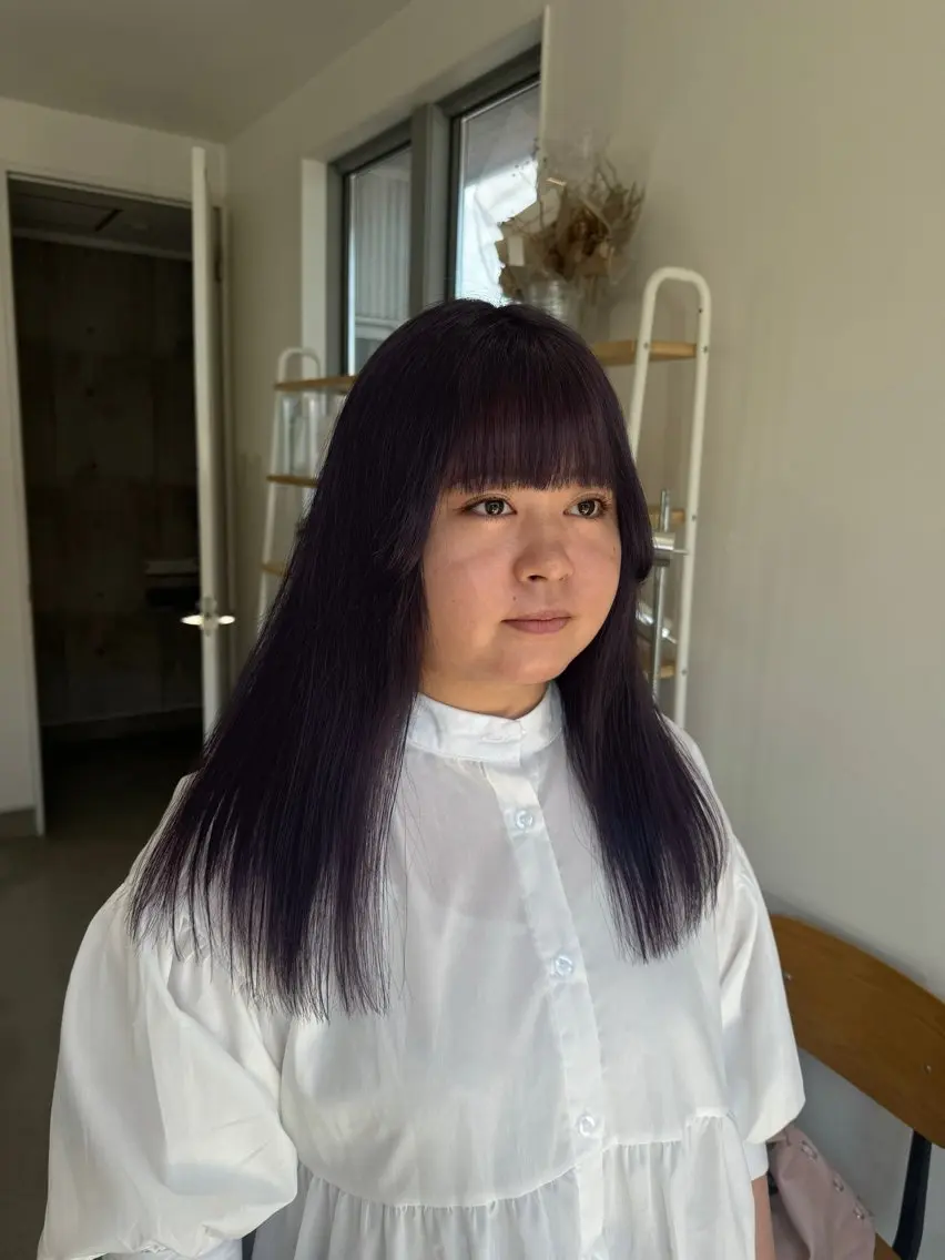 ロング カラー 堀越 美羽のヘアスタイル