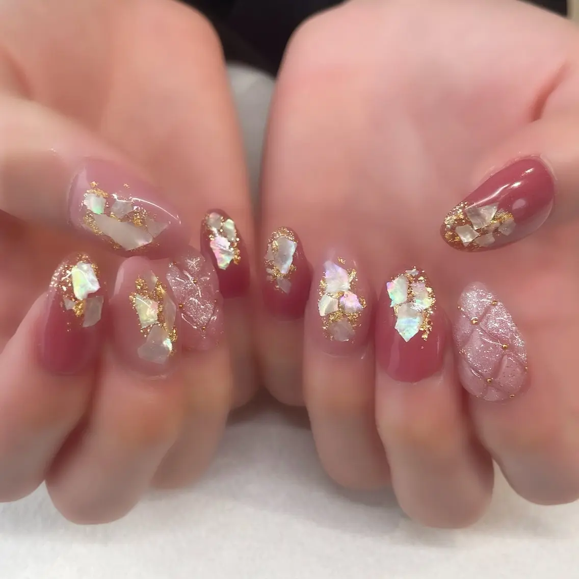 ネイル ハンドネイル 💎🐰 saki. m 🐰💎のネイルデザイン