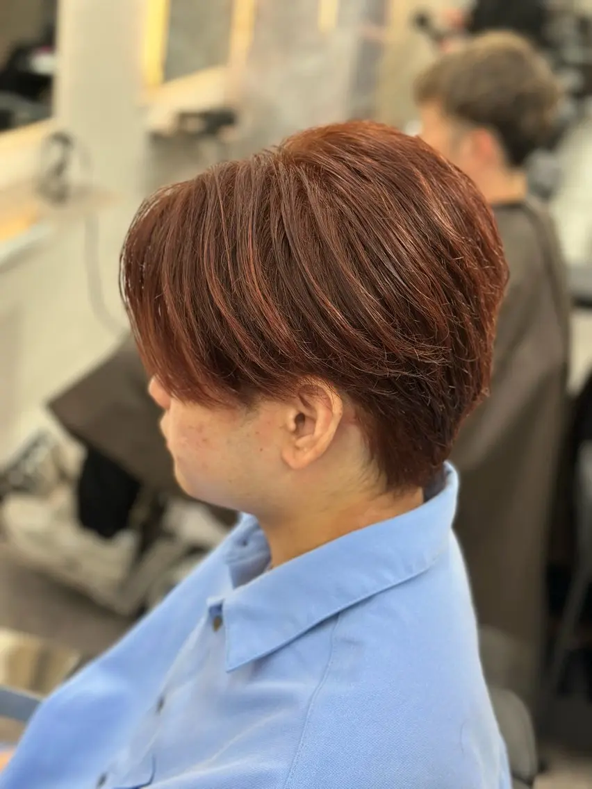 カラー メンズ メッシュパーマ支持率 ◎大宮/隼也のヘアスタイル