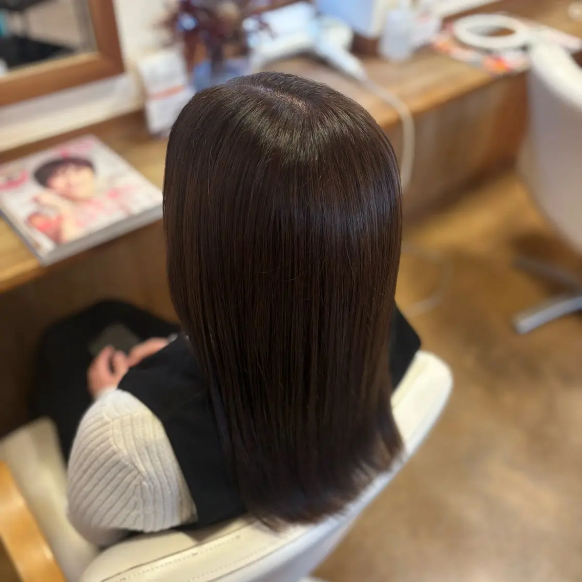 カラー Beam 深澤のヘアスタイル
