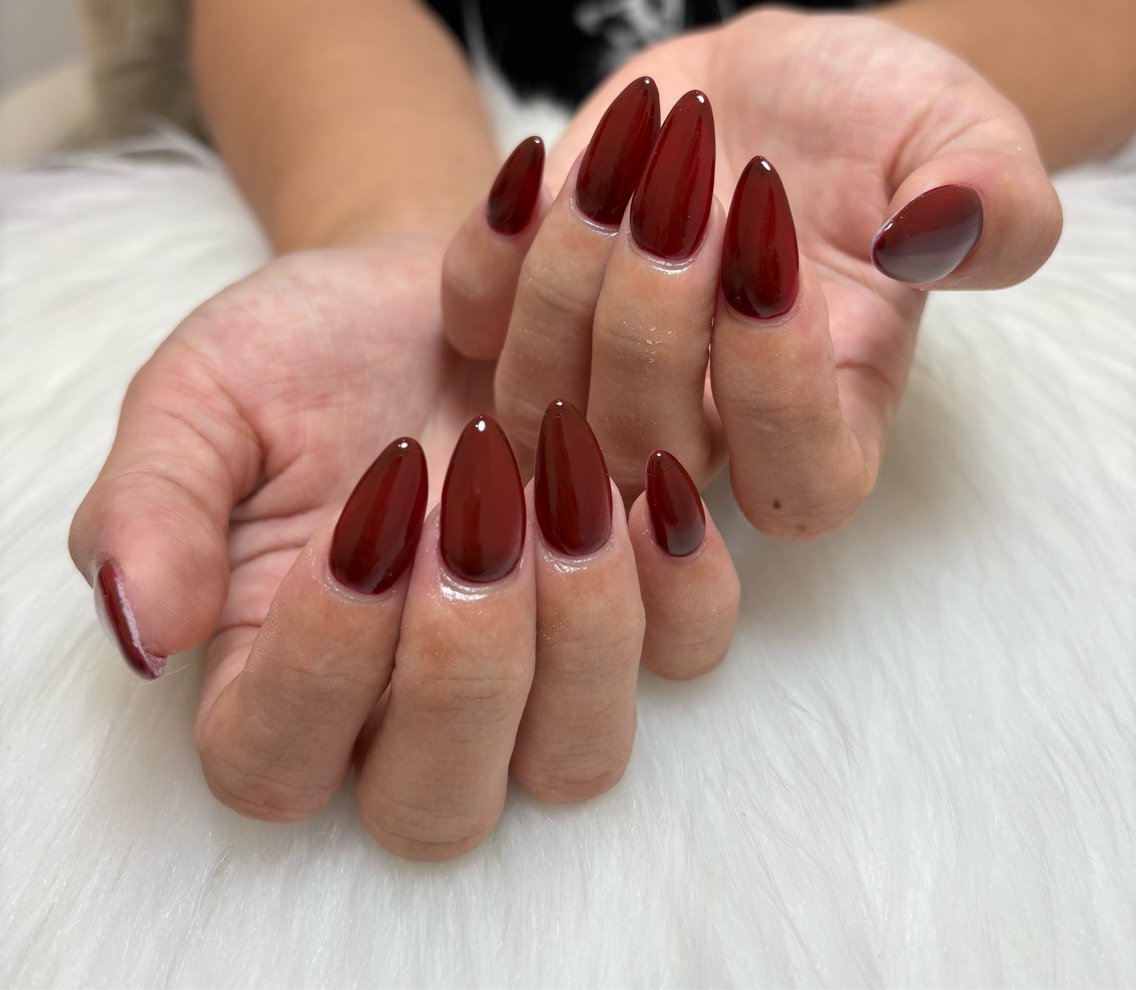 ネイル ワンカラーネイル スカルプネイル 井上 あやのネイルデザイン