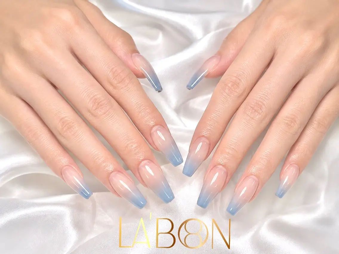 ネイル アートネイル ジェルネイル キラキラネイル 韓国ネイル ロングネイル ハンドネイル Labon Nails Artのネイルデザイン