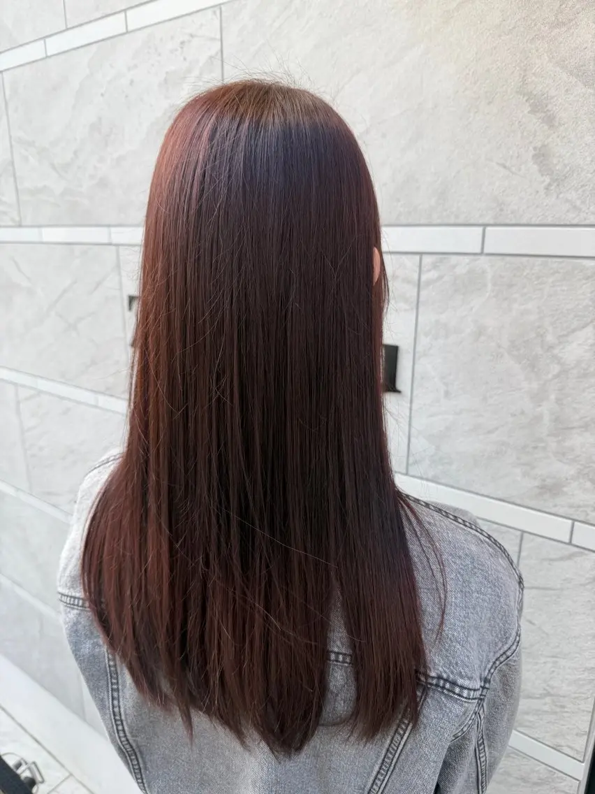 🌷透明感ワンカラー(リタッチOK)🌷毛先整えカット+頭皮を守る❗️ケアオイルTrの写真