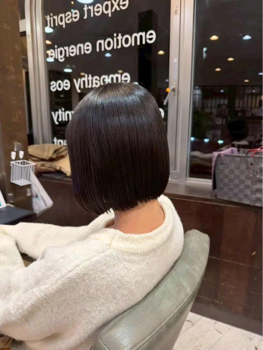 ショート ボブ 縮毛矯正 トリートメント 【モデル様募集中】 渡邊 マサキのヘアスタイル