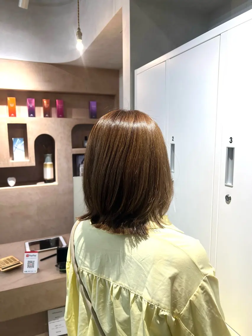 ミディアム ボブ レイヤーカット ひなた-YUCCA- elua⭐️のヘアスタイル