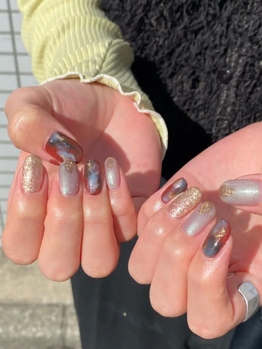 ネイル ハンドネイル W KUMIのネイルデザイン