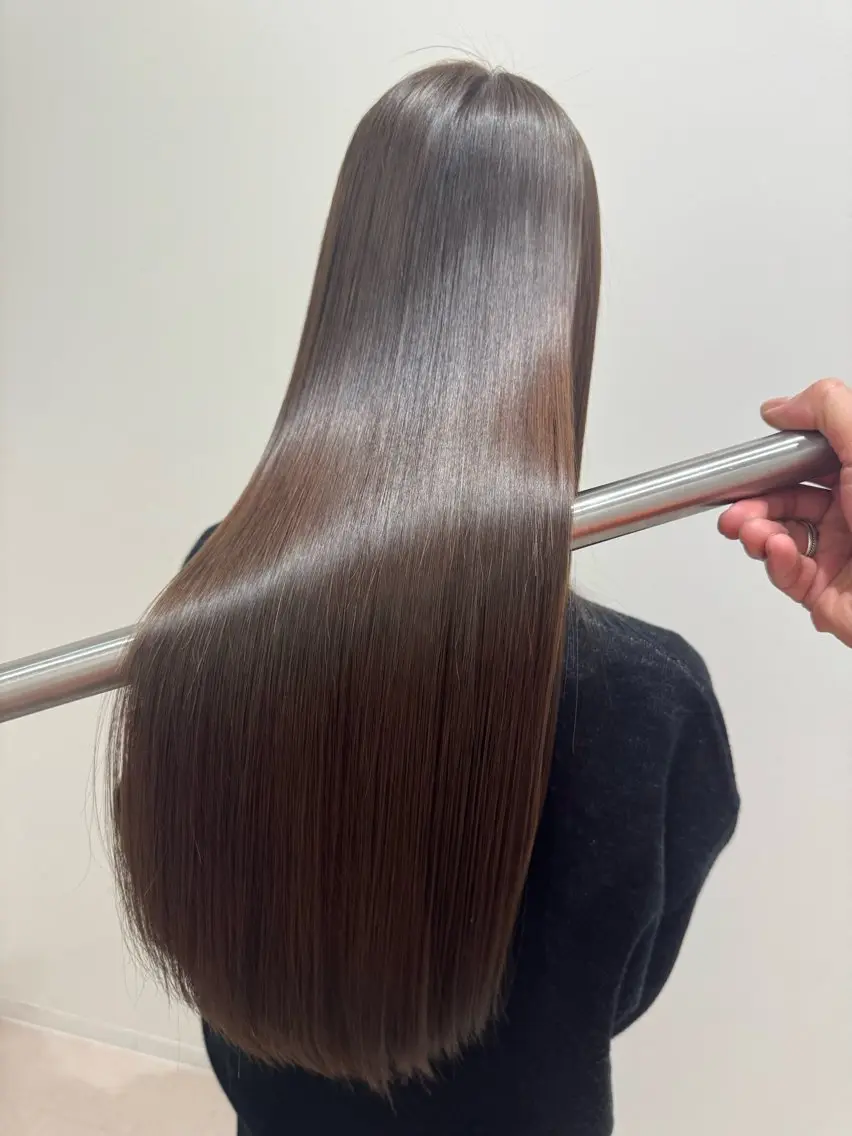ロング カラー カット ヘアカラー トリートメント 心斎橋 美髪職人　近江のヘアスタイル