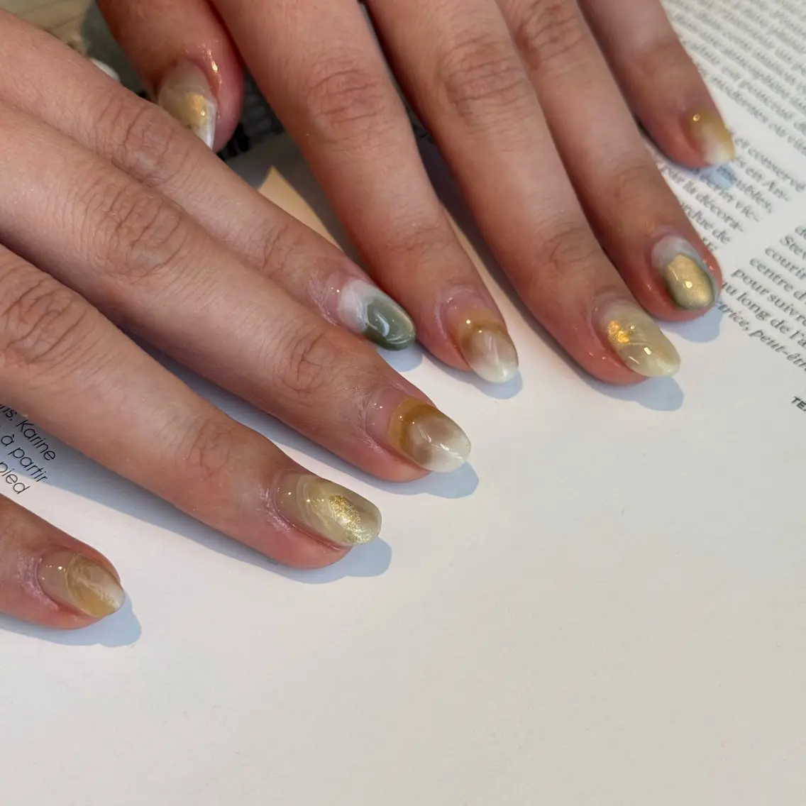 ネイル マグネットネイル nail salon "new me"のネイルデザイン