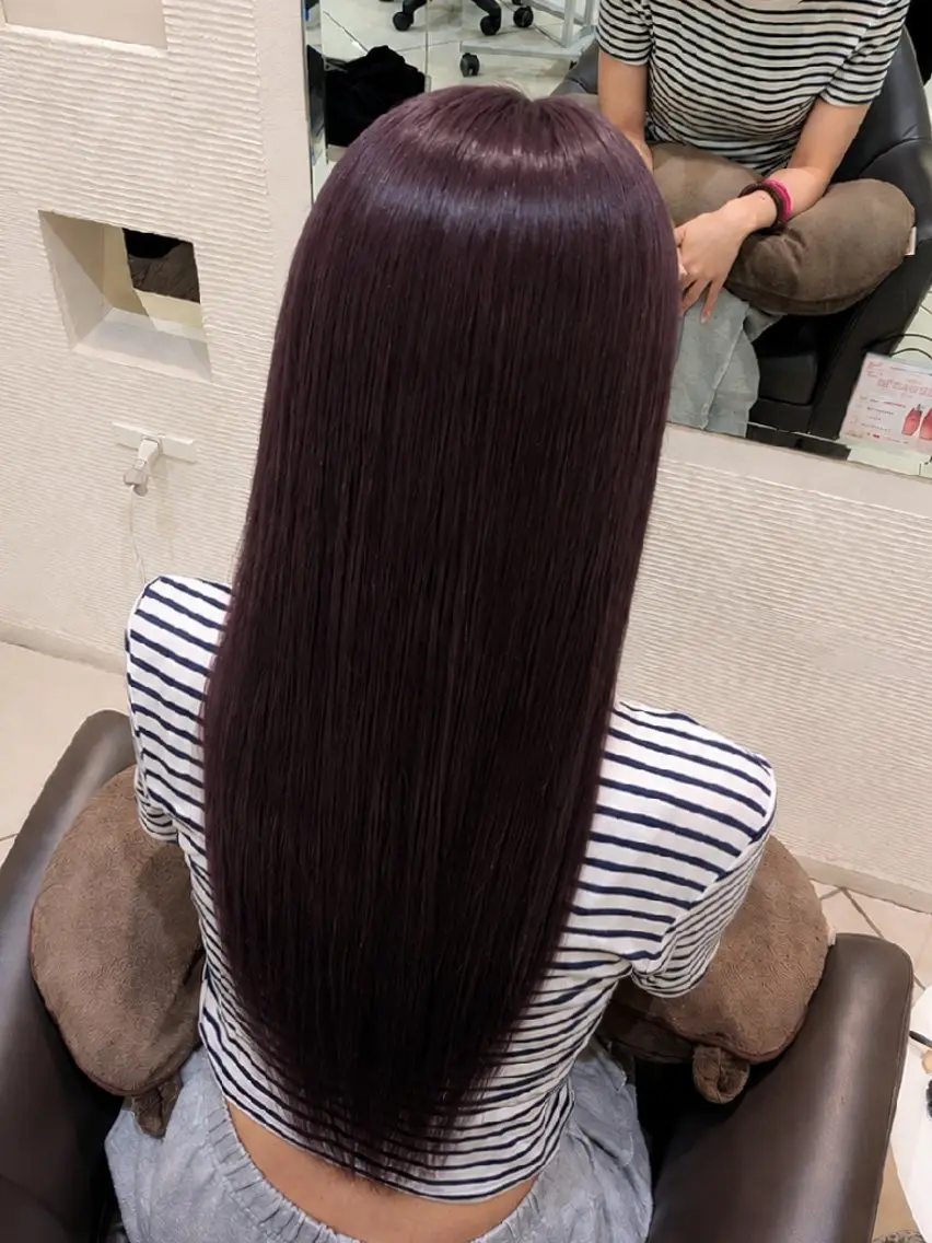 ミディアム カラー 艶髪/似合わせ/ ブリーチなし🫧のヘアスタイル