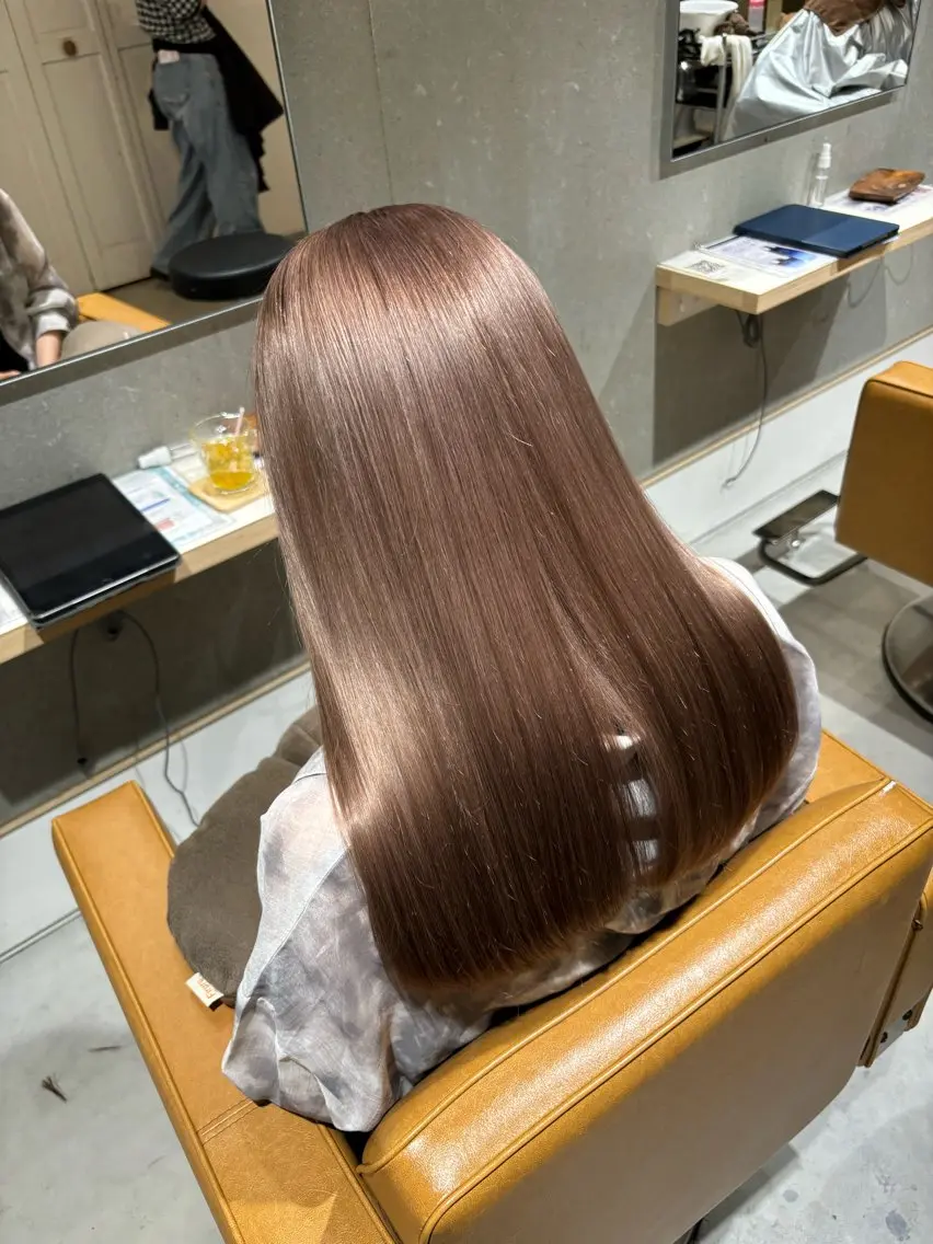 【人気No.3🥉】カット+高濃度水素ケアカラー+トリートメント👑の写真