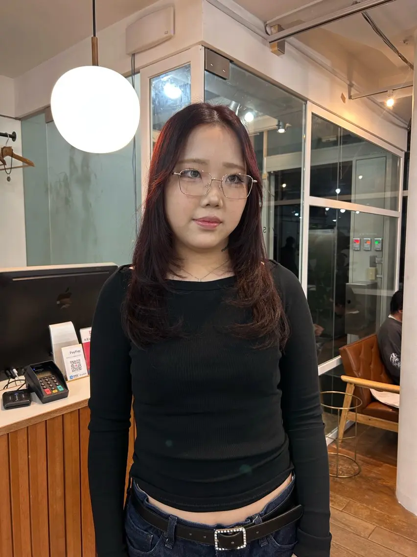 カラー かがやしづ ⭐️カラーモデルのヘアスタイル