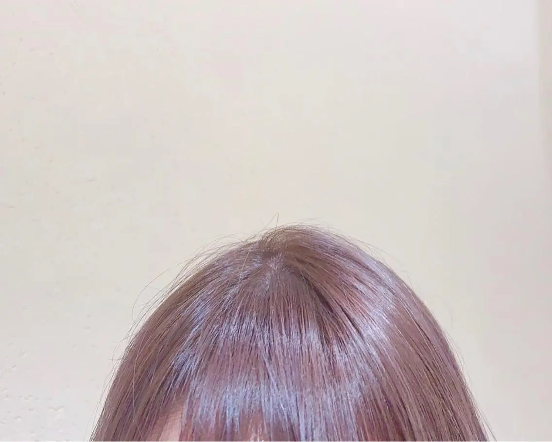 セミロング カラー ブリーチ ラベンダーカラー ラベンダーピンク ピンクカラー 博多/Blue 💎松藤 莉奈のヘアスタイル