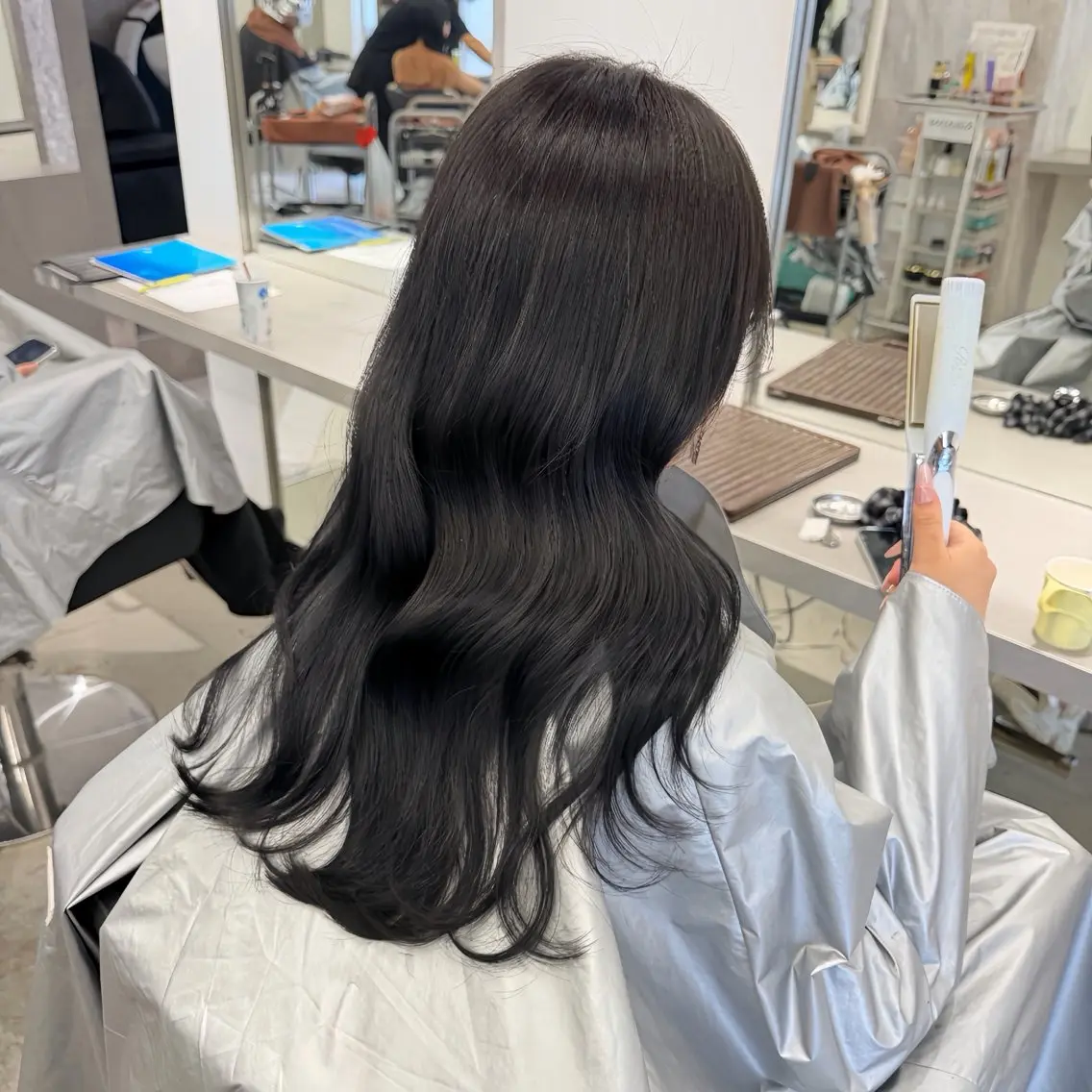 ロング カラー カット ヘアカラー トリートメント EIGHT 樹梨 /韓国ヘア🇰🇷のヘアスタイル