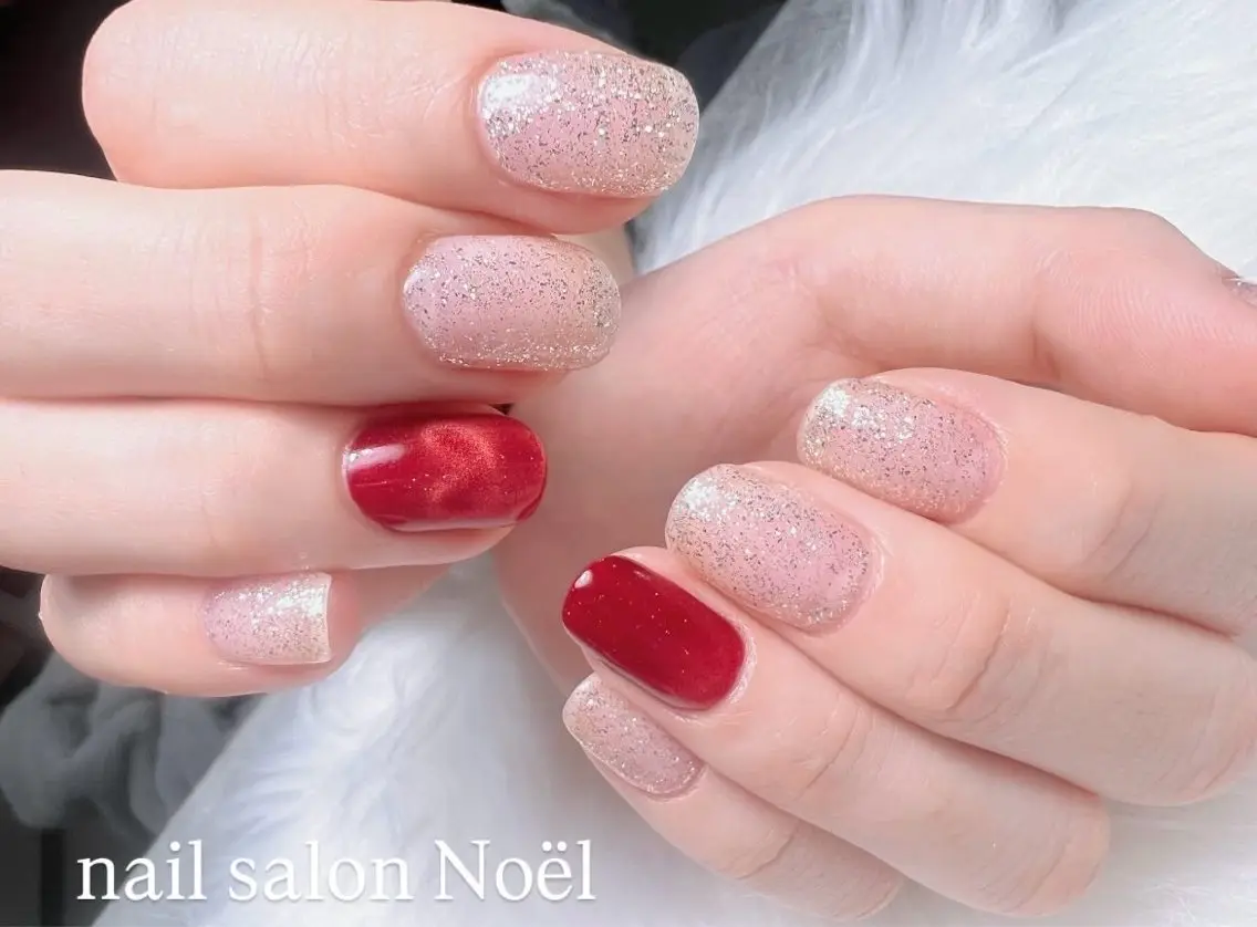 ネイル ハンドネイル nail salon Noël_赤磐のネイルデザイン