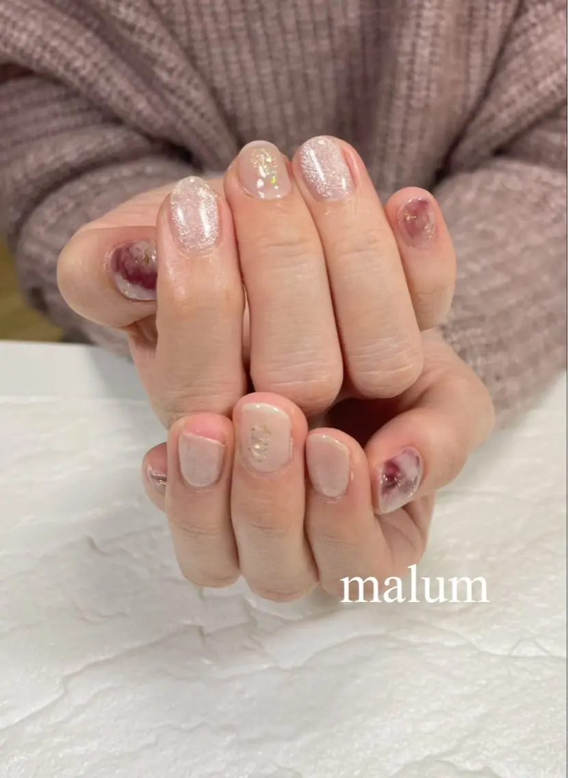 ネイル ハンドネイル malum nailのネイルデザイン