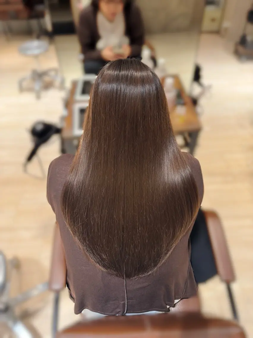 ロング カラー ブラウンカラー モデル様 募集中💖祝迫華艶のヘアスタイル