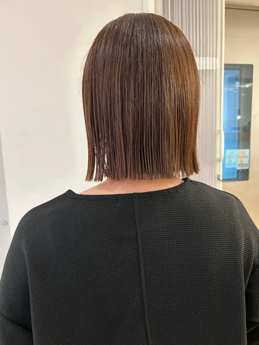 ショート カラー ボブ 、 、のヘアスタイル
