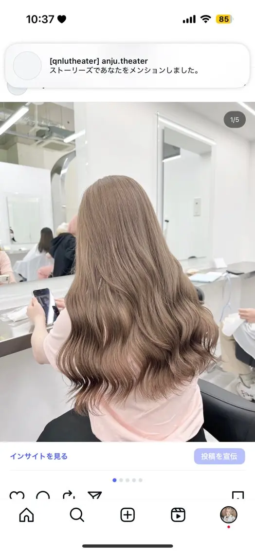 カラー 透明感カラー🎀艶髪 Anju/渋谷🎀のヘアスタイル