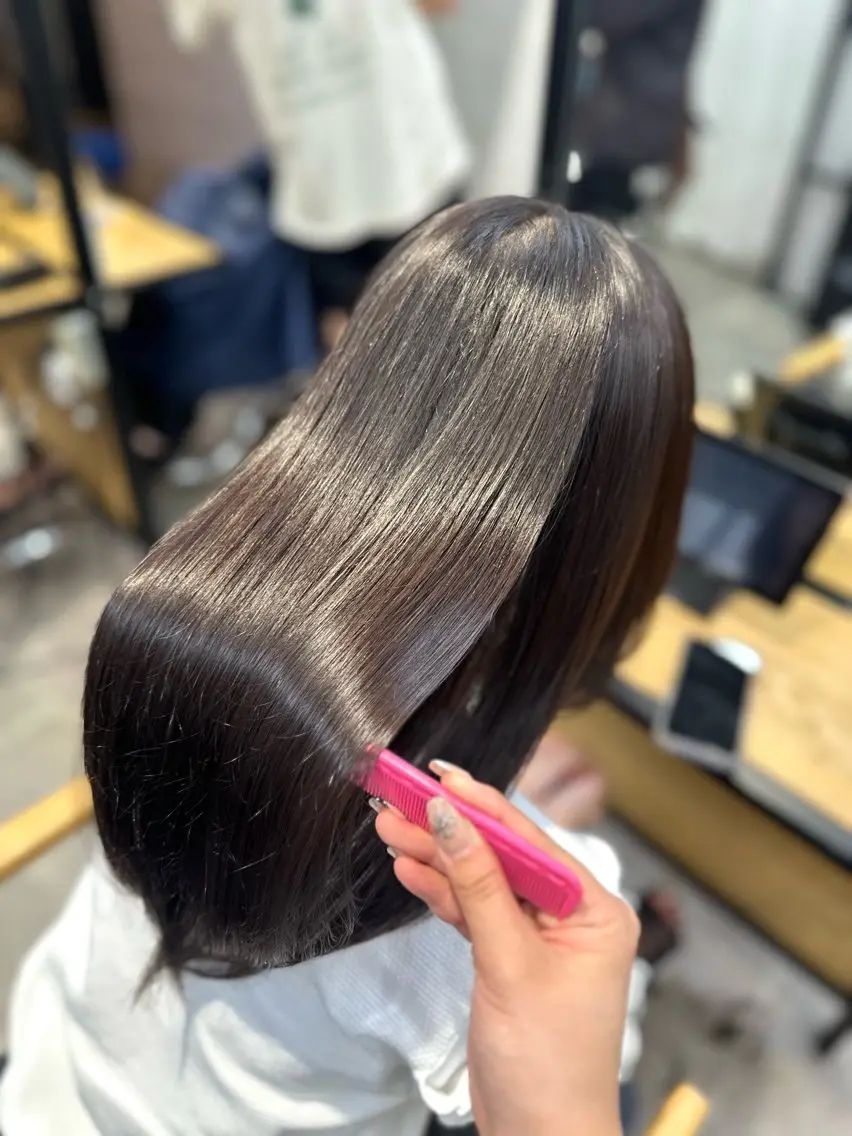ロング カラー カット ヘアカラー ︎︎カイ ミズキ 🎀のヘアスタイル