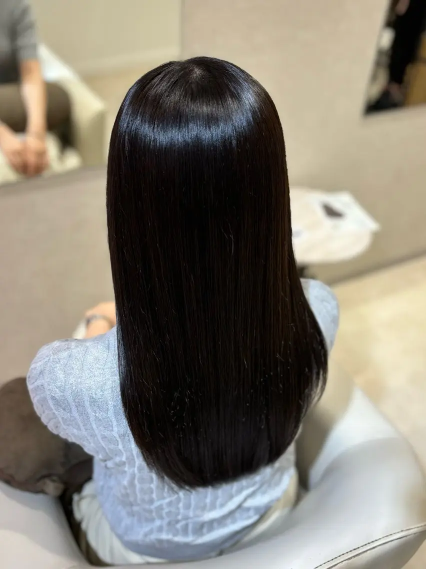 ロング カラー ヘアカラー 縮毛矯正 ユウキ .のヘアスタイル