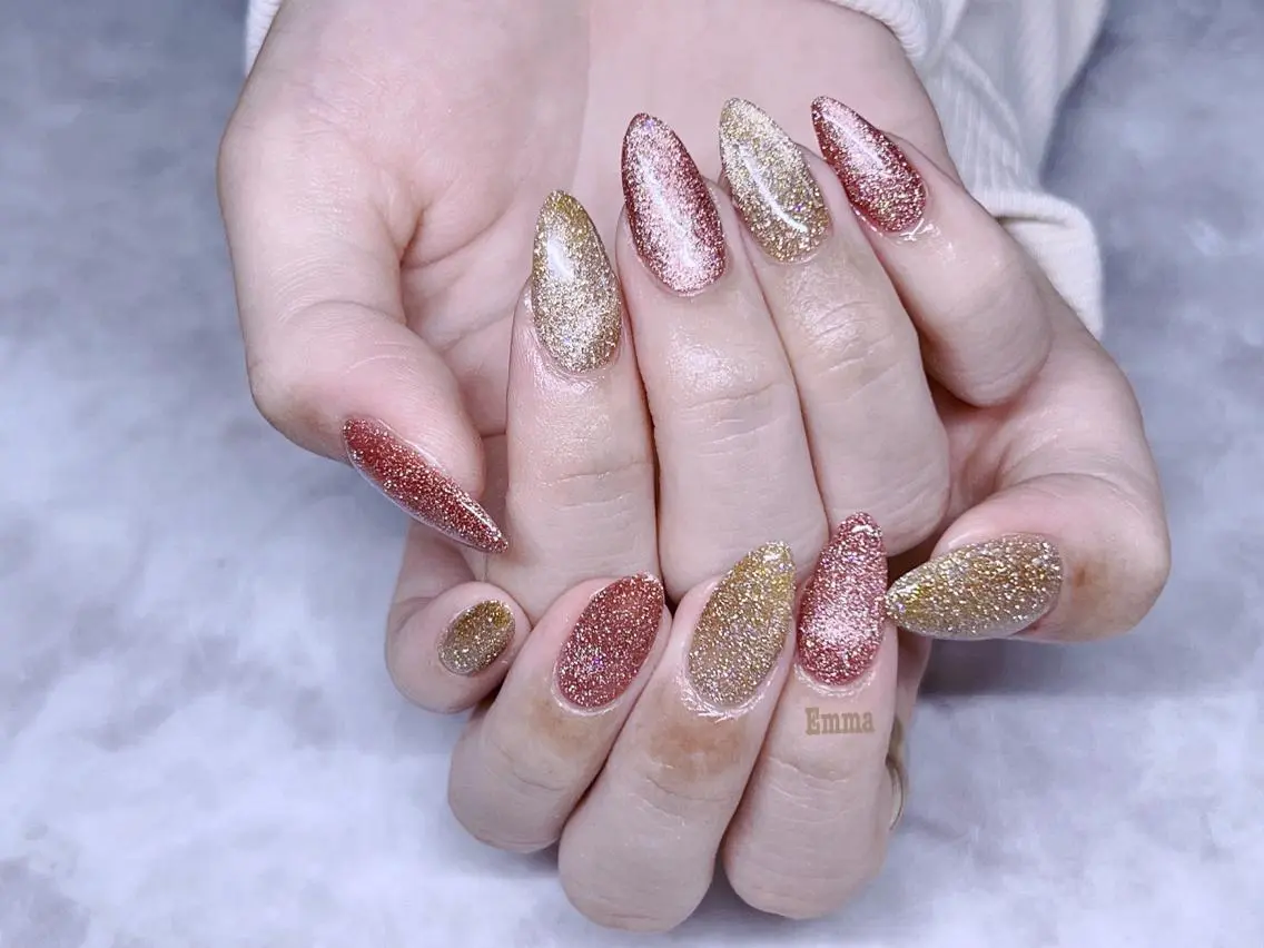 ネイル マグネットネイル ワンカラーネイル ISA_ BELLAのネイルデザイン