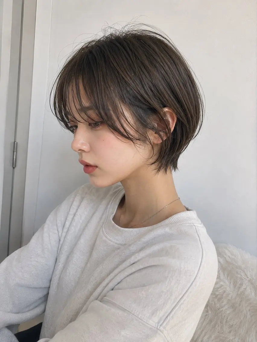 ショート 銀座/レイヤー Hazuki🪽のヘアスタイル