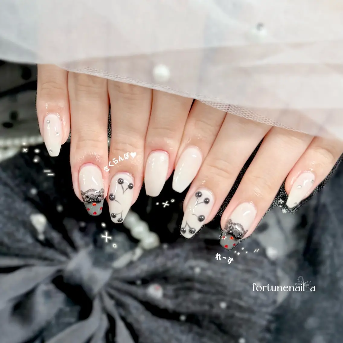 ネイル ハンドネイル ✩.*🎀 aoi🎀のネイルデザイン