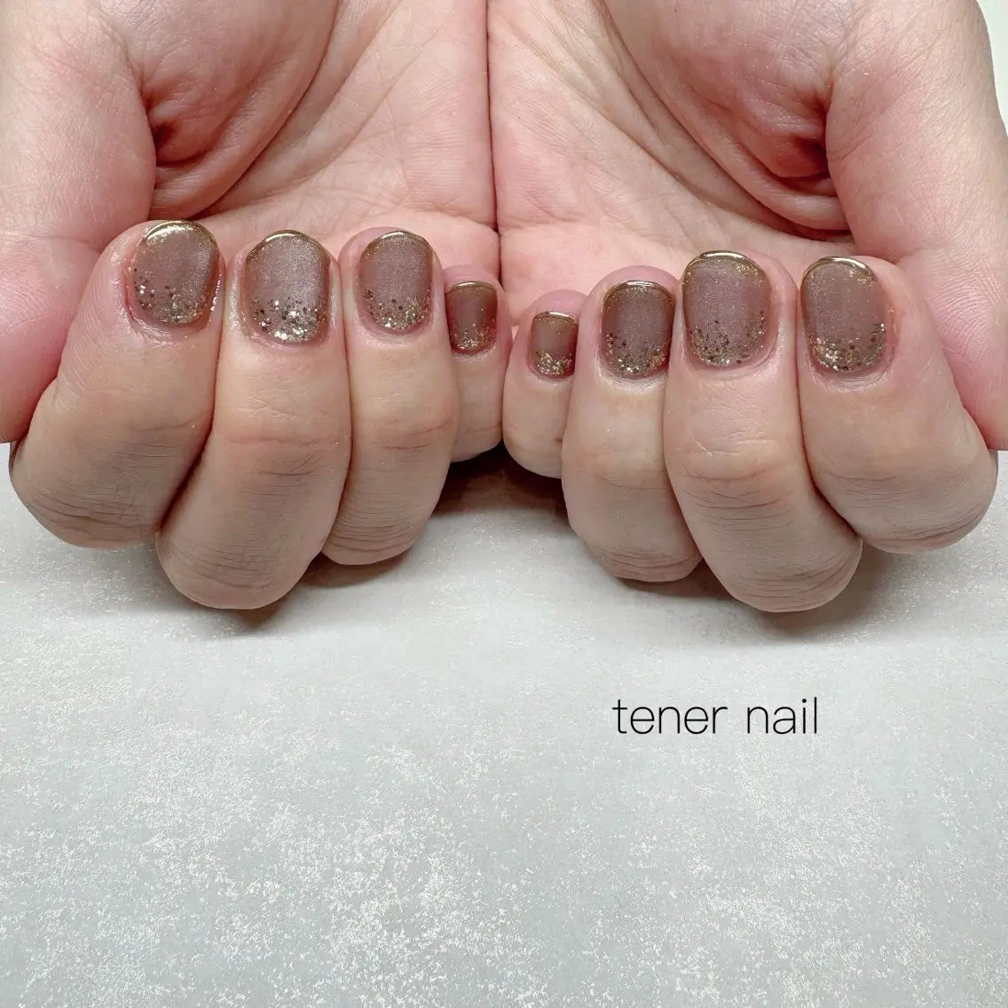 ネイル フレンチネイル マグネットネイル ミラーネイル ハンドネイル テネルネイル tener nailのネイルデザイン
